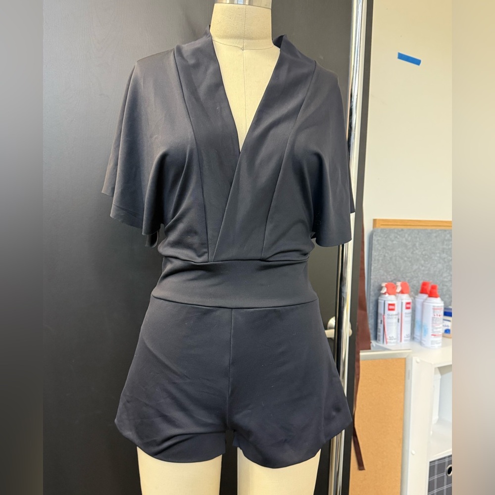 Chic Black Romper - image 1